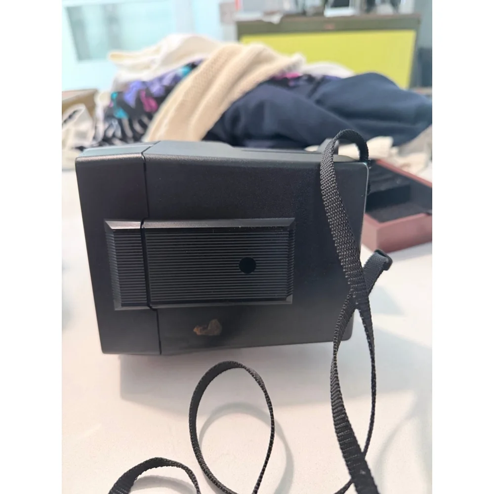 Vintage Polaroid Sun 600 LMS Instant Camera w/ Original Case Untested Retro Film